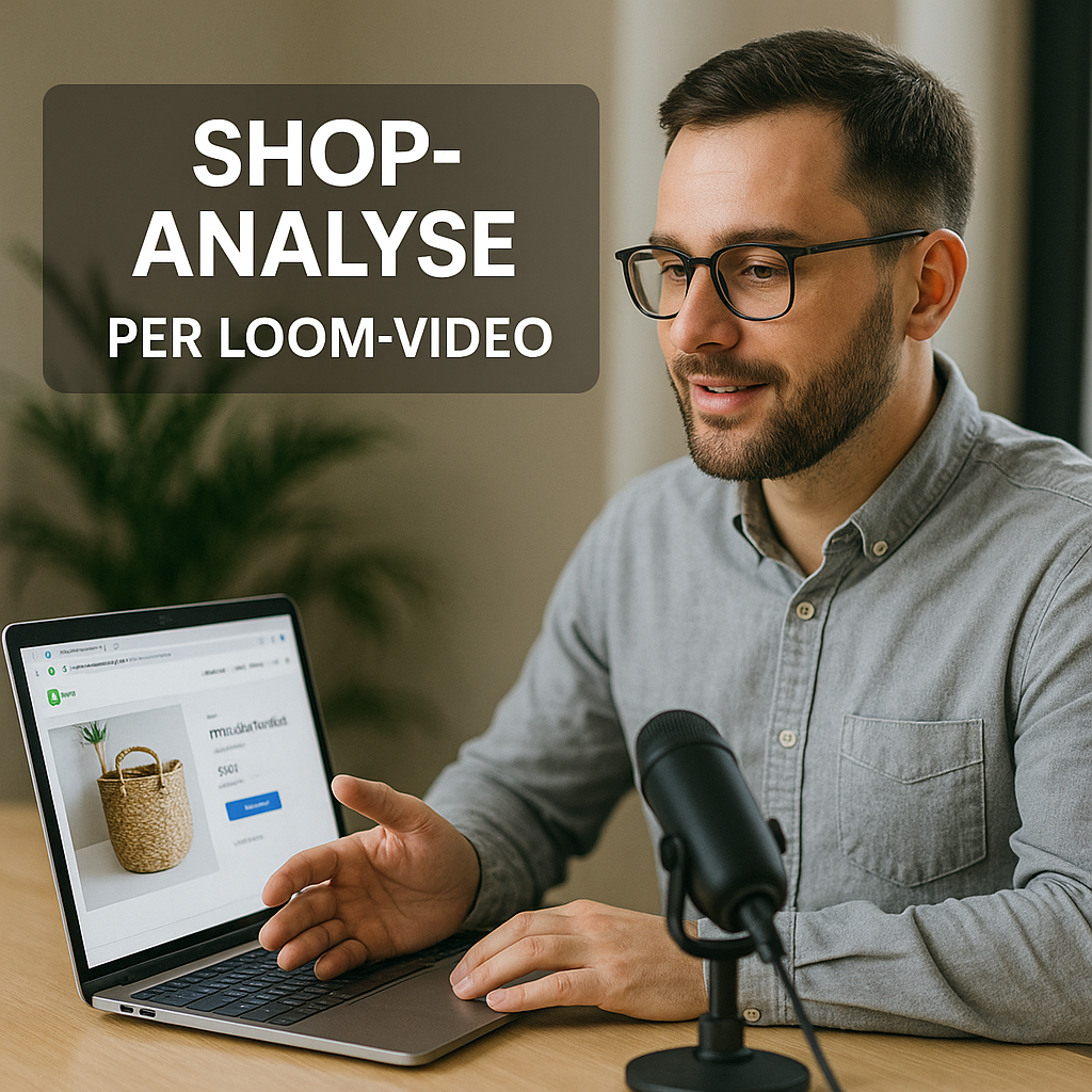 Shopanalyse inkl. Web-Tracking mit Handlungsempfehlung (Videoaufzeichnung)