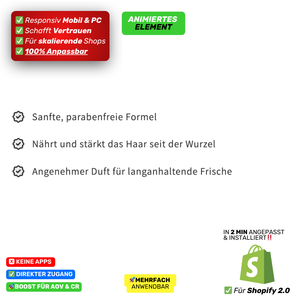 3 Verkaufsargumente Intro - animiert