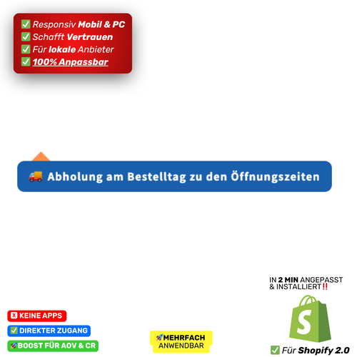 Abholung - Badge