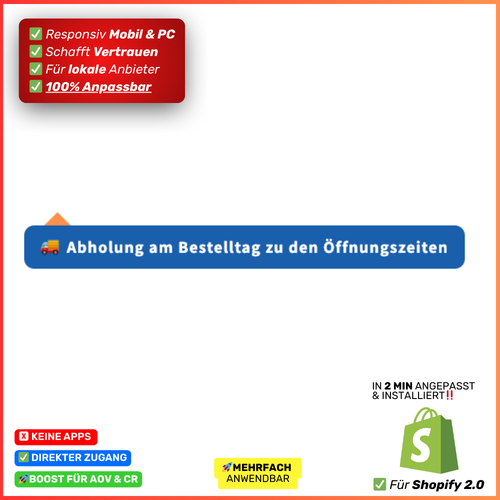 Abholung - Badge