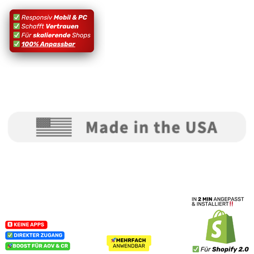 Badge Made in USA