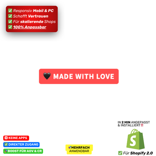 Made with Love - Badge