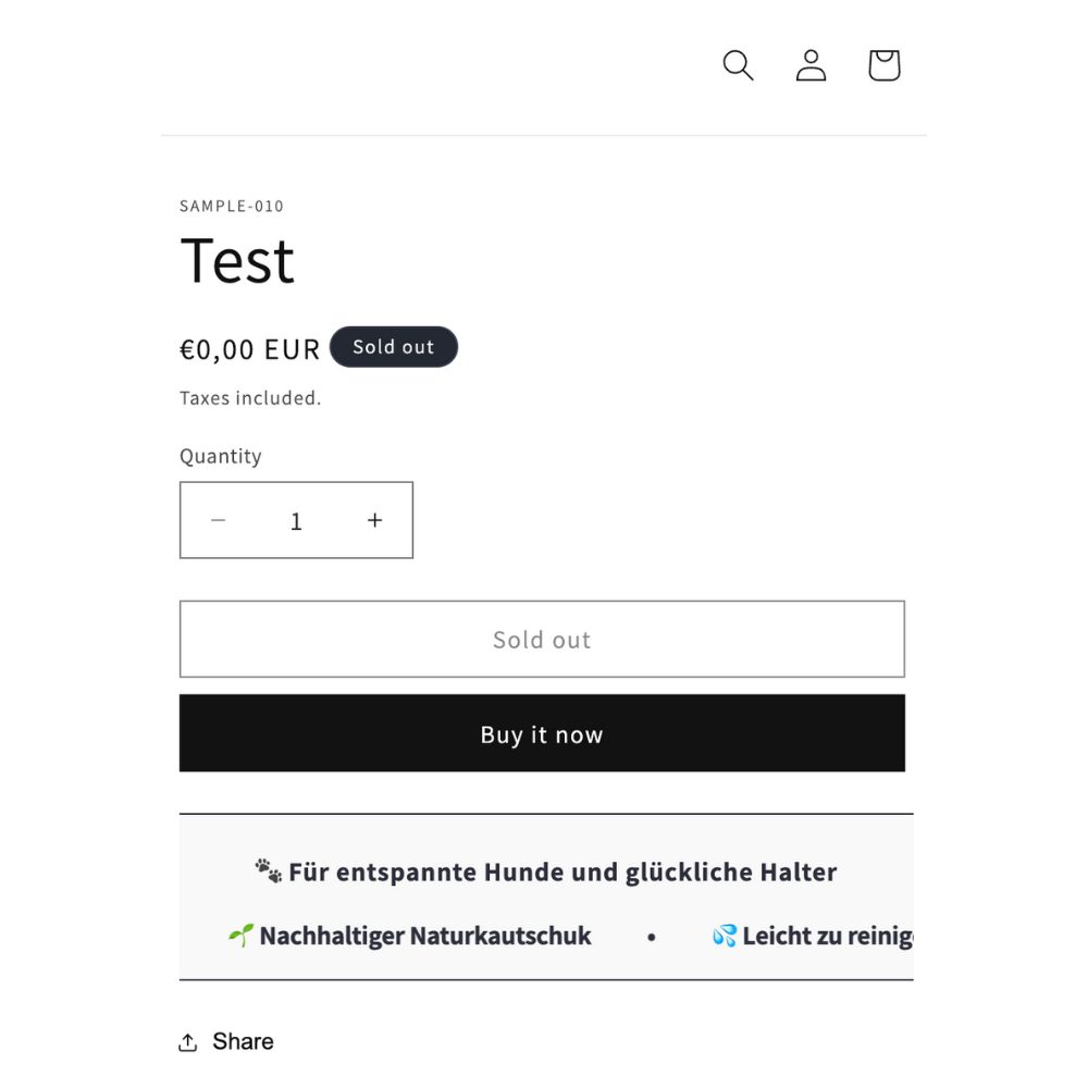 Banner Laufleiste Statement - animiert
