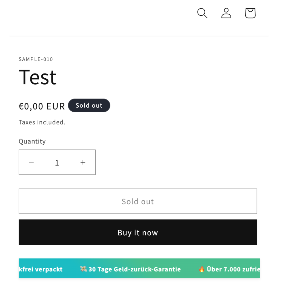 Banner Laufleiste - animiert