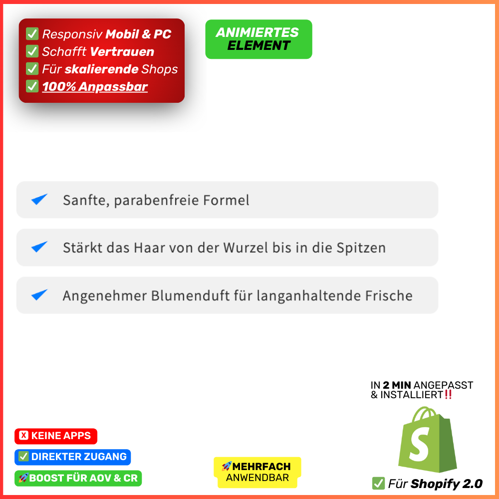 3 Verkaufsargumente Intro - animiert