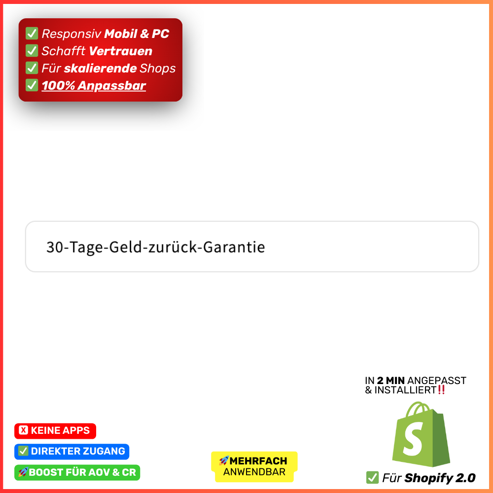 Badge Geld-zurück-Garantie grau