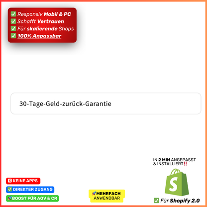 Badge Geld-zurück-Garantie grau