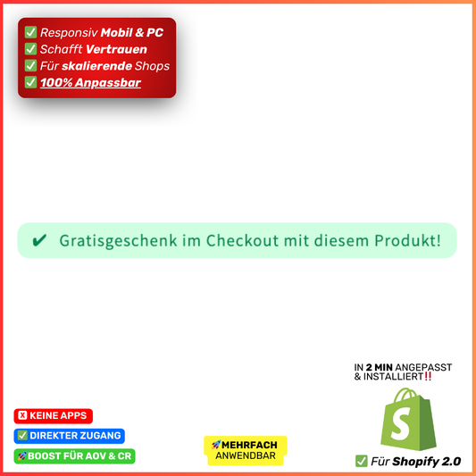 Badge Geschenk Checkout