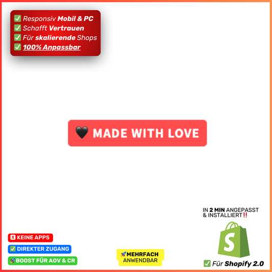 Made with Love - Badge
