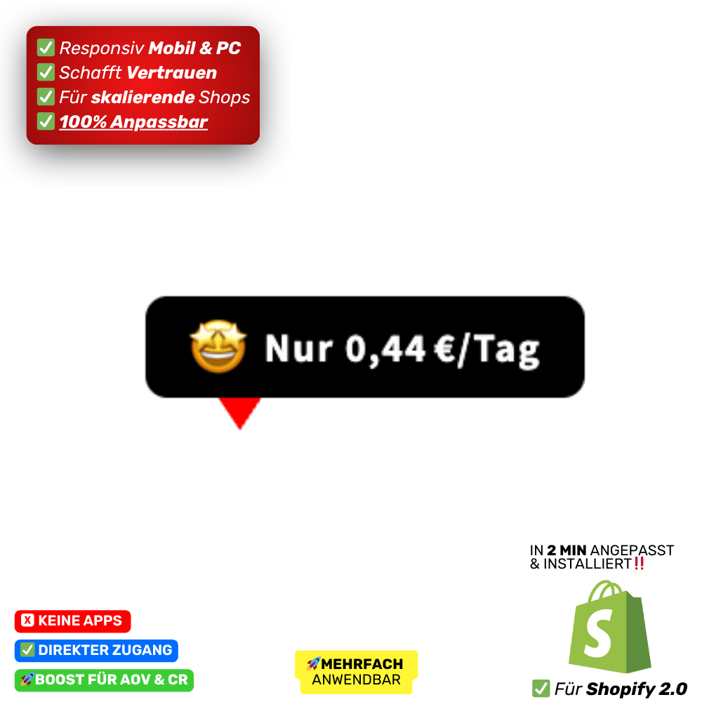 Preis Zusatzinfo - Badge