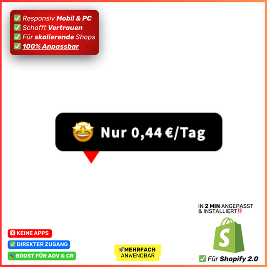 Preis Zusatzinfo - Badge