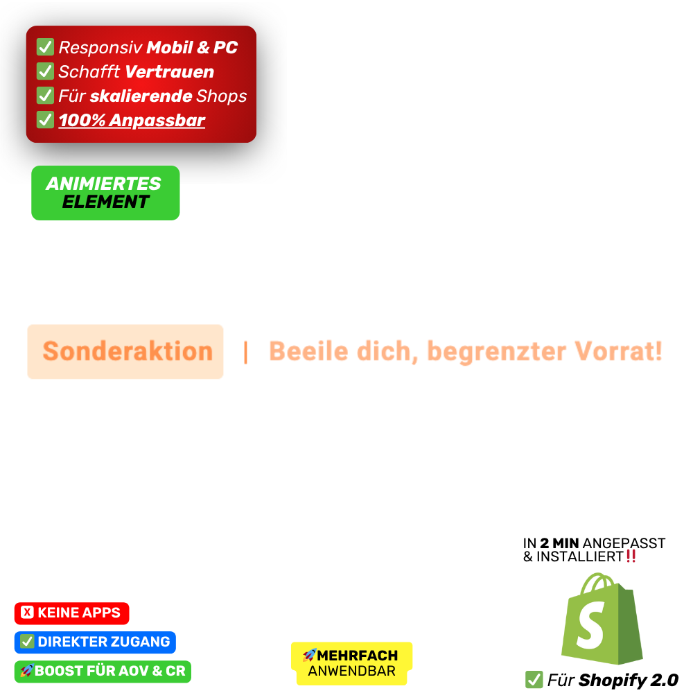 Badge Sonderaktion animiert