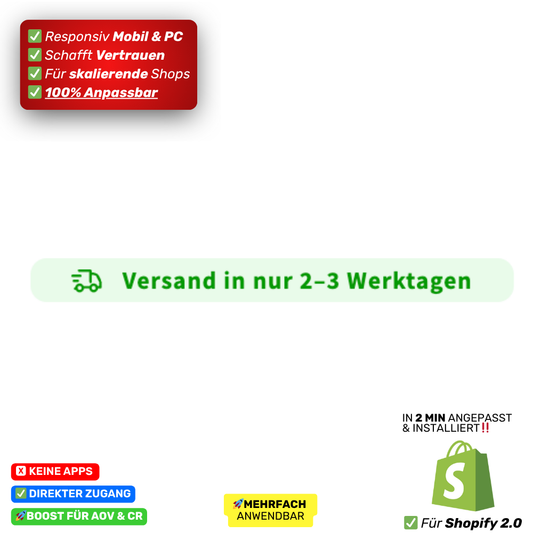 Badge Versand Info - farbe