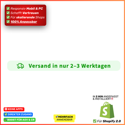 Badge Versand Info - farbe