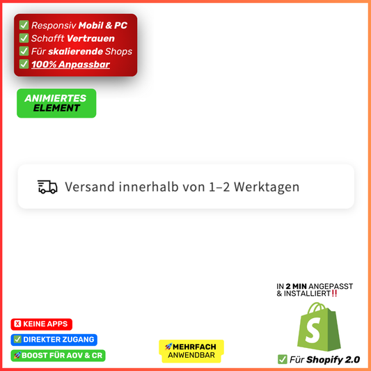 Badge Versand Info - klassich