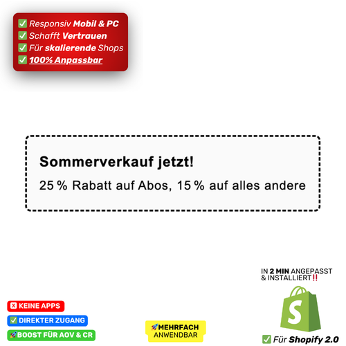 Box Sommer Sale