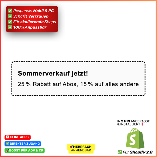 Box Sommer Sale