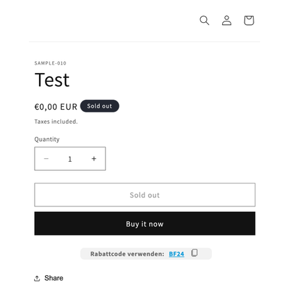 Rabatt Gutscheincode BlackFriday - animiert
