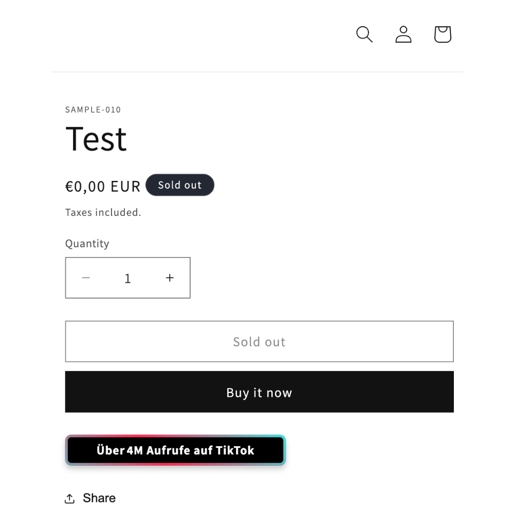 Aufrufe TikTok