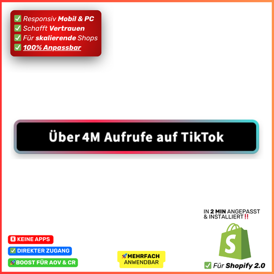 Aufrufe TikTok