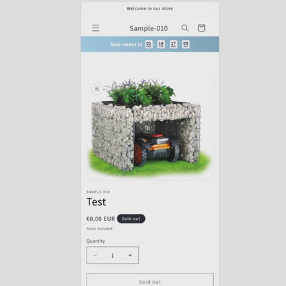 Banner Sales Timer - animiert