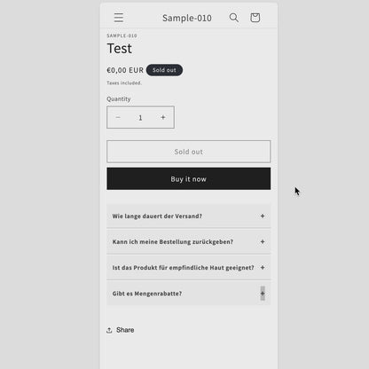 INFO FAQ - animiert